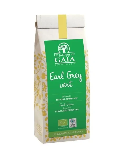 Té verde Earl Grey ecológico Jardins de Gaïa