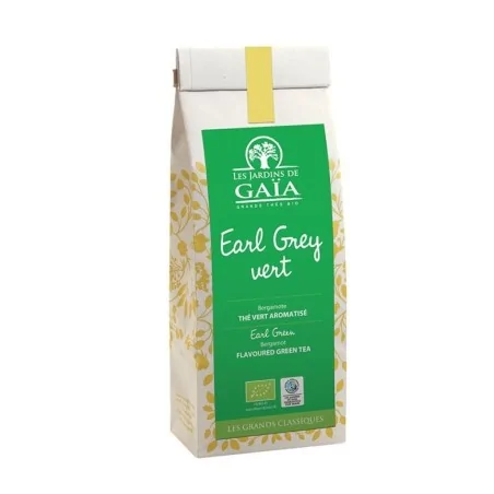Té verde Earl Grey ecológico Jardins de Gaïa
