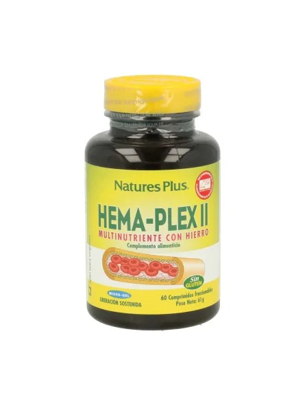 Hema-Plex II Nature's plus 60 comprimidos