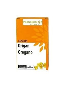 Origan + bio capsules d'huile essentielle - Aromathérapie Pranarom