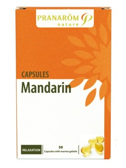 Mandarine bio capsules Huile essentielle - Aromathérapie Pranarom