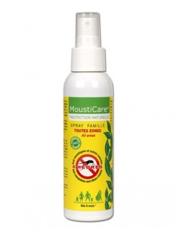 Spray peau pour la famille Mousticare 125ml