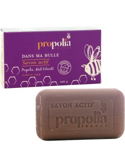 Savon actif Propolis miel - Soin peau Propolia Apimab