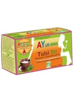Tulsi Tisane bio ayurvédique 25 infusettes - Détoxication Ayur-vana