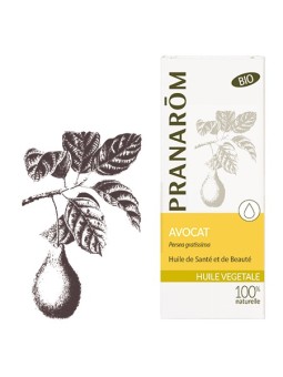 Avocat bio Huile végétale 50ml - Aromathérapie Pranarom