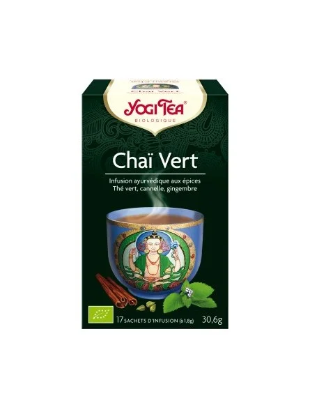 Chaï vert bio Infusion ayurvédique Yogi tea