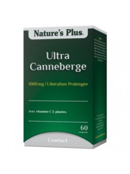 Ultra Canneberge 1000 Libération prolongée 60cps - Confort urinaire Natue's Plus