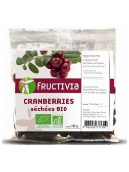 Cranberries (Canneberge) bio - Baies séchées Fructivia