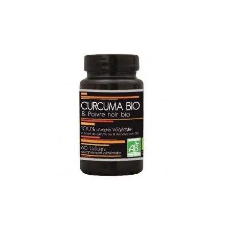 Cúrcuma Orgánica y Pimienta Negra Orgánica - Aquasilica Antioxidante 