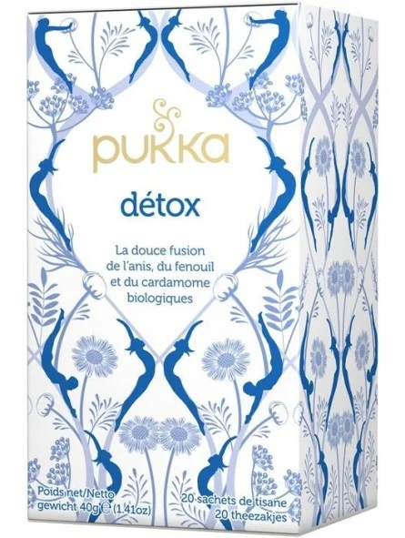 Té de Hierbas Orgánico Detox 20 bolsitas de té - Pukka