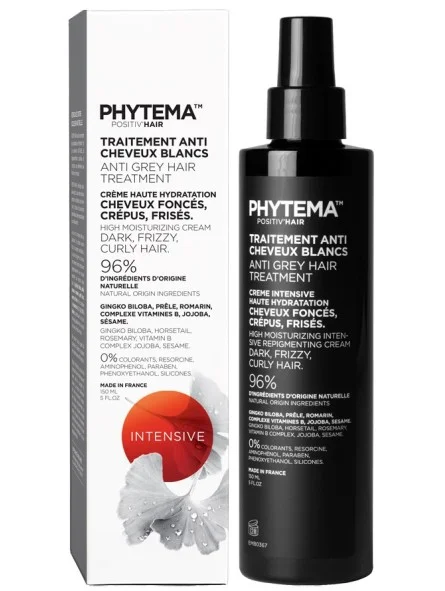 Crème intensive contre les cheveux blancs difficiles Positiv'hair - Phytéma 