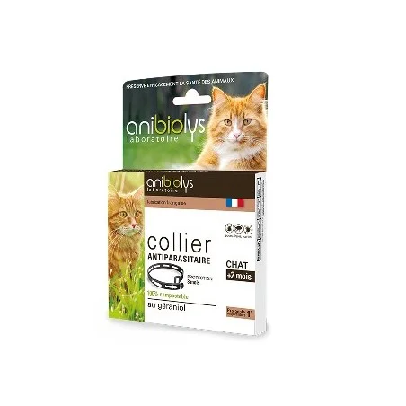 Collier antiparasitaire Chat - Anibiolys