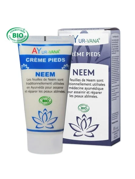 Crema de pie ayurvédica orgánica en Neem Ayur Vana