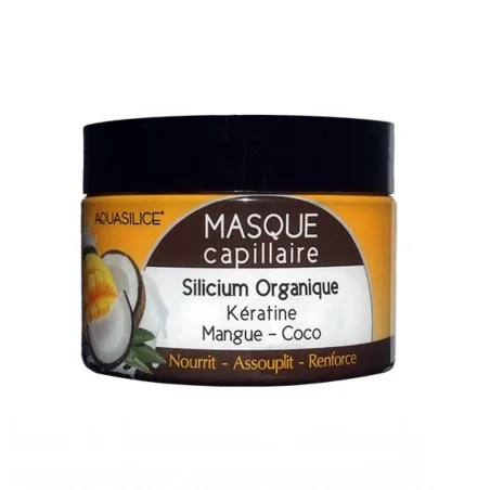 Masque capillaire Mangue Coco - Aquasilice Cosmétique Abiocom