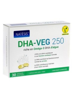 DHA-VEG 250 - végan Oméga 3 Natésis