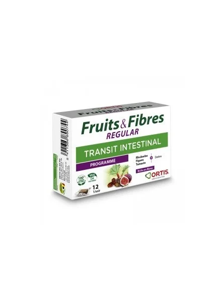 Fruits & Fibres Régular cubes Transit intestinal Ortis