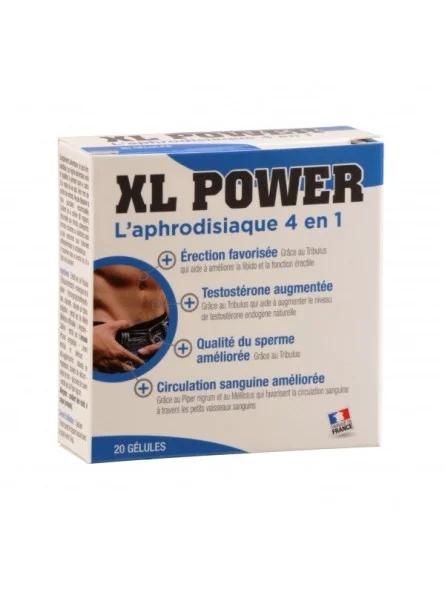 XL Power Homme Performances sexuelles 20 gel Labophyto