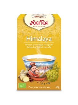 Himalaya chaï bio Infusion ayurvédique 17 infusettes - Yogi tea