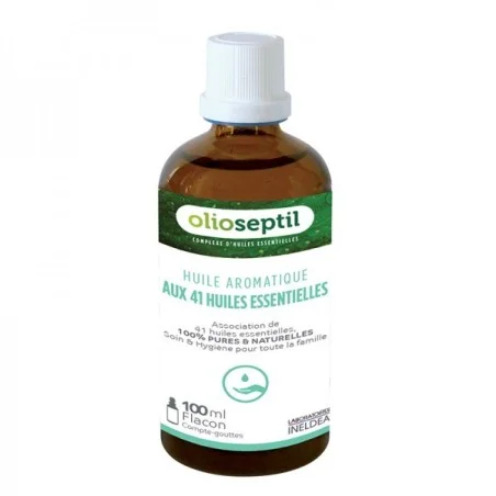 Huile aromatique Bio aux 41 huiles essentielles 100ml Olioseptil