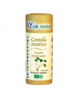 Centella Asiatica bio 60gél - Vivacité intellectuelle Ayur Vana