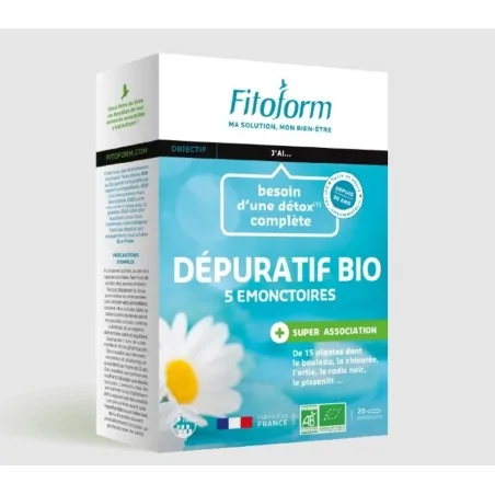 Profundidad 15 plantas orgánicas 20 bulbos - Cure detox Fitoform